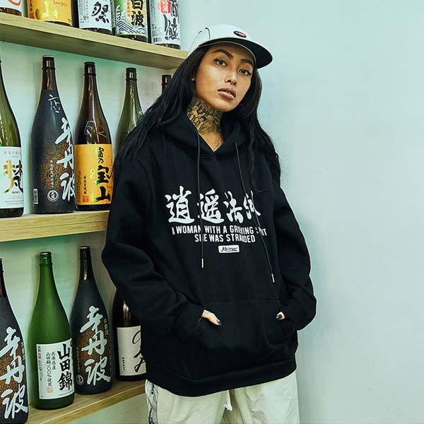 Sweat japonais Oni en fleurs-3.jpg