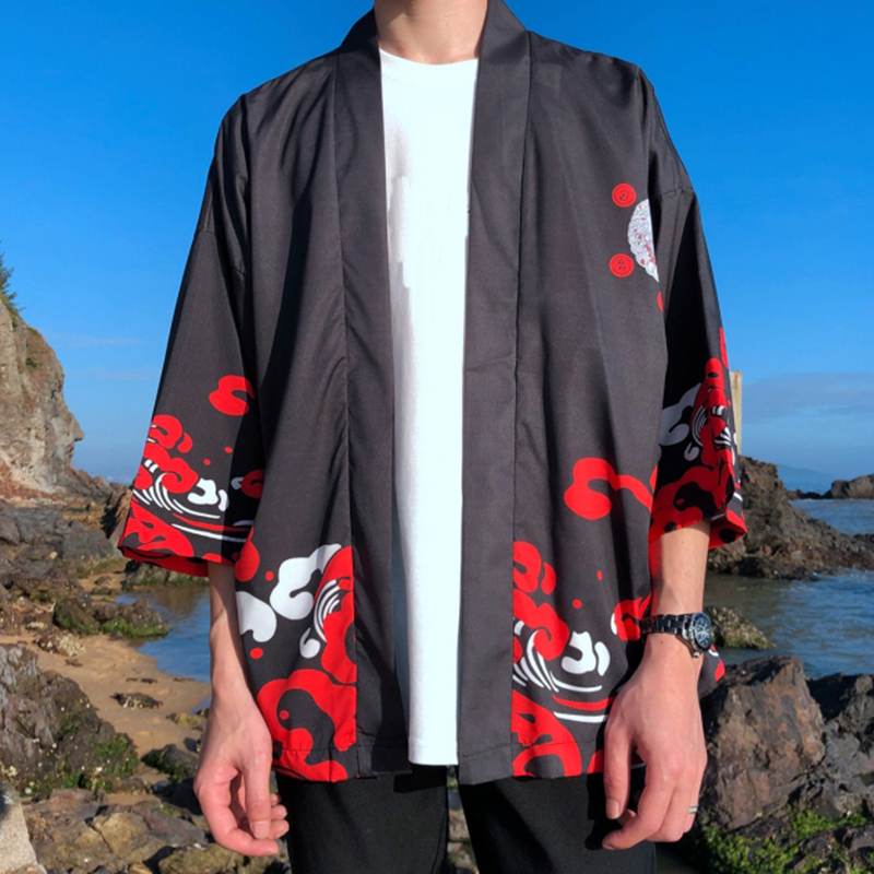 Veste Kimono Rouge Légendes & Symboles-3.jpg