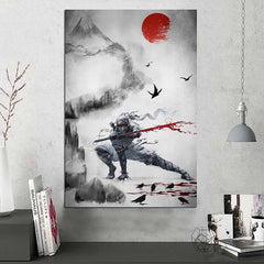 Tableau japonais illustration ninja-1.jpg