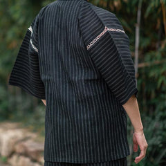 Jimbei traditionnel japonais rayé-3.jpg