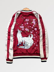 Bomber japonais motif Kitsune blanc-1.jpg