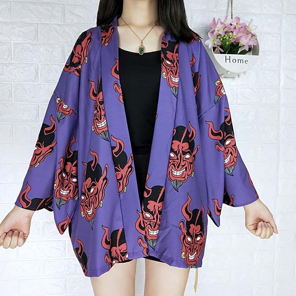 Veste style Haori motif démon japonais-4.jpg