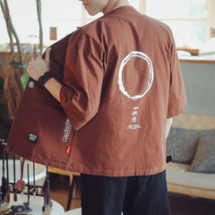 Veste Kimono Homme Moderne à Rayures-1.jpg