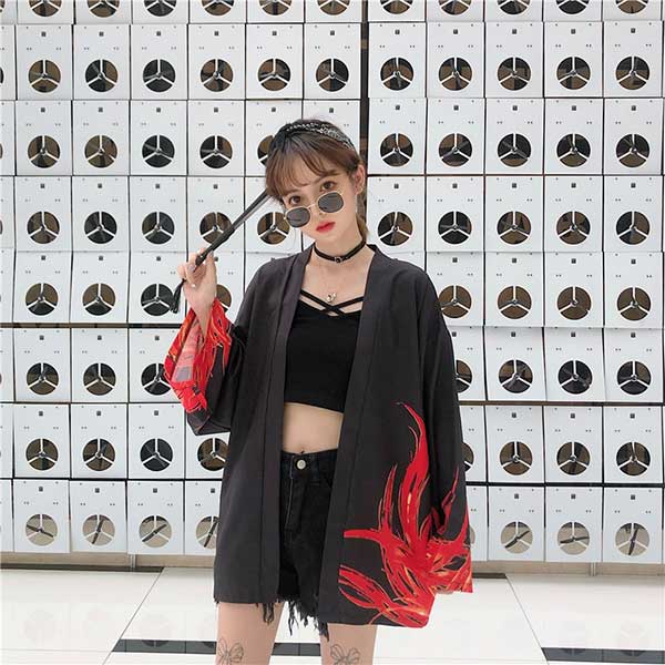 Kimono court Phoenix japonais-4.jpg