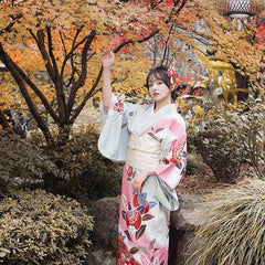 Kimono femme bicolore rose et blanc-3.jpg