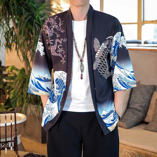 Veste Kimono Mythique Carpe Koï & Vague-4.jpg
