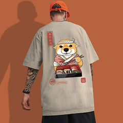 T-shirt shiba japonais et sushis-10.jpg