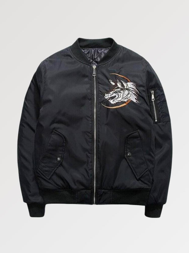 Bomber style Sukajan japonais motif Ōkami-1.jpg