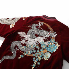 Sukajan japonais en velours broderie dragon Ryu-7.jpg
