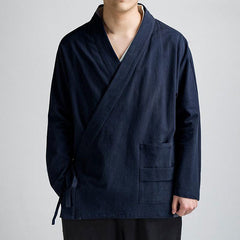 Veste Kimono Épais Uni-2.jpg