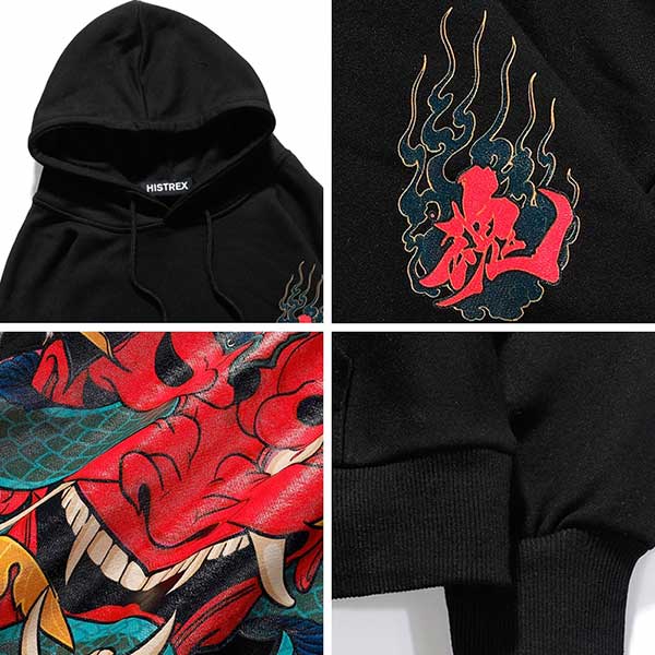 Sweat japonais oni et serpent-2.jpg