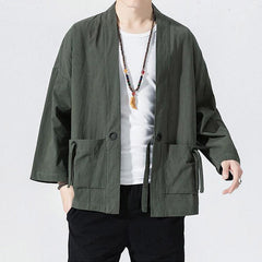 Veste Kimono Homme Unie Moderne-3.jpg