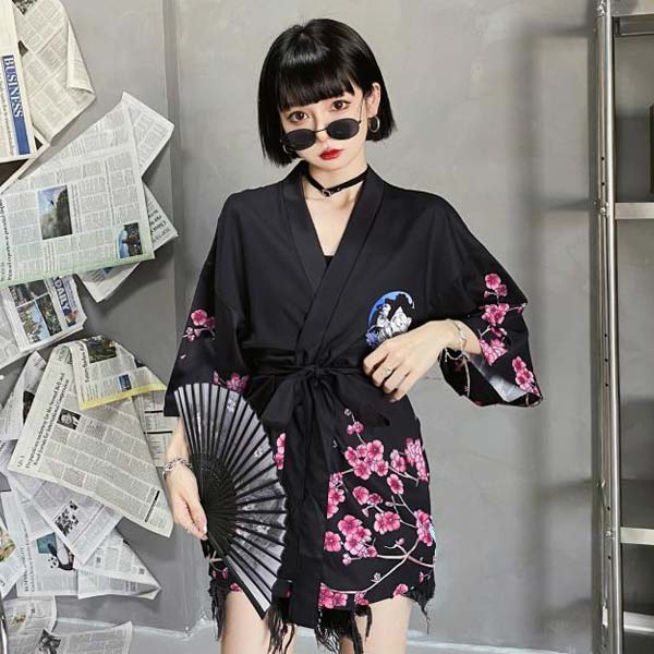 Kimono Haori Sakura et Maneki Neko-1.jpg