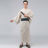 Yukata Homme Uni Beige-0.jpg