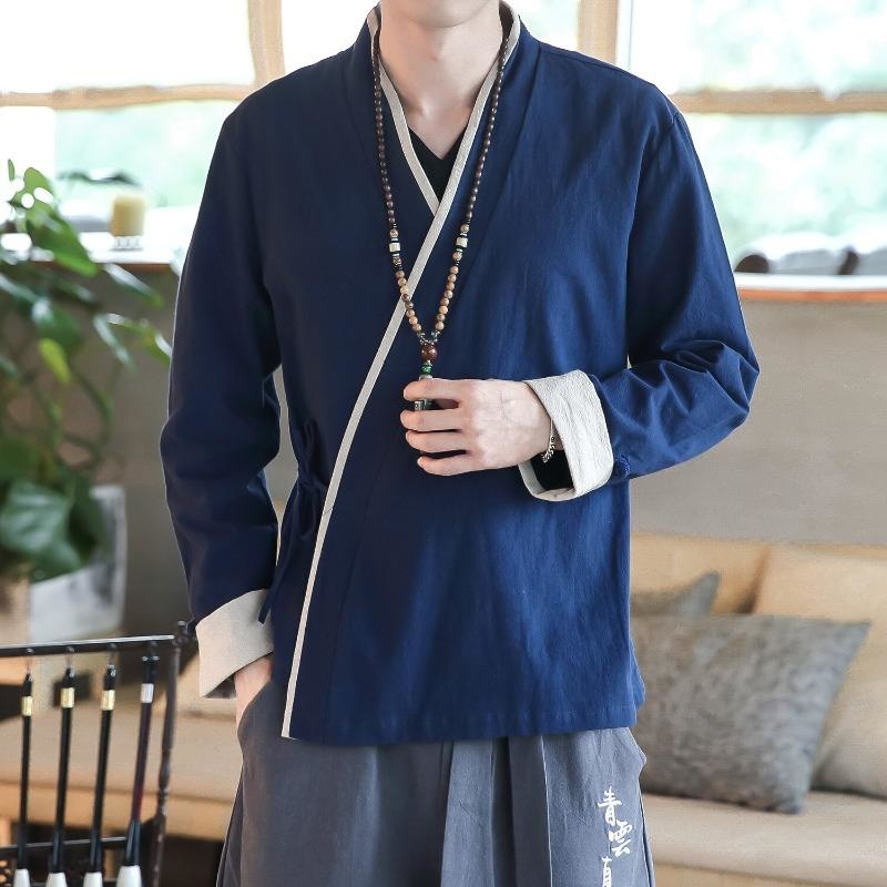 Veste Kimono Traditionnelle avec Ourlet-0.jpg
