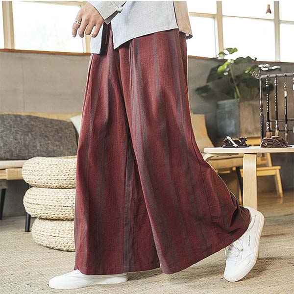 Hakama pantalon japonais rayé-7.jpg