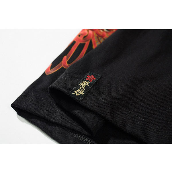 T-shirt imprimé guerrières japonaises-4.jpg