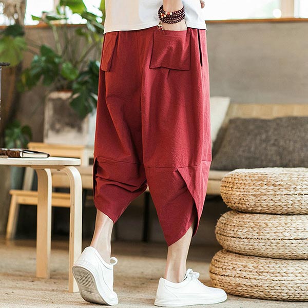 Pantalon japonais pour homme carpe koï brodé-7.jpg