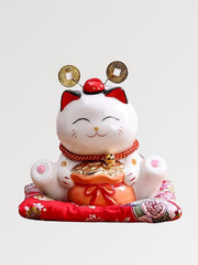 Tirelire Maneki Neko pièces porte bonheur et sac d'or-3.jpg