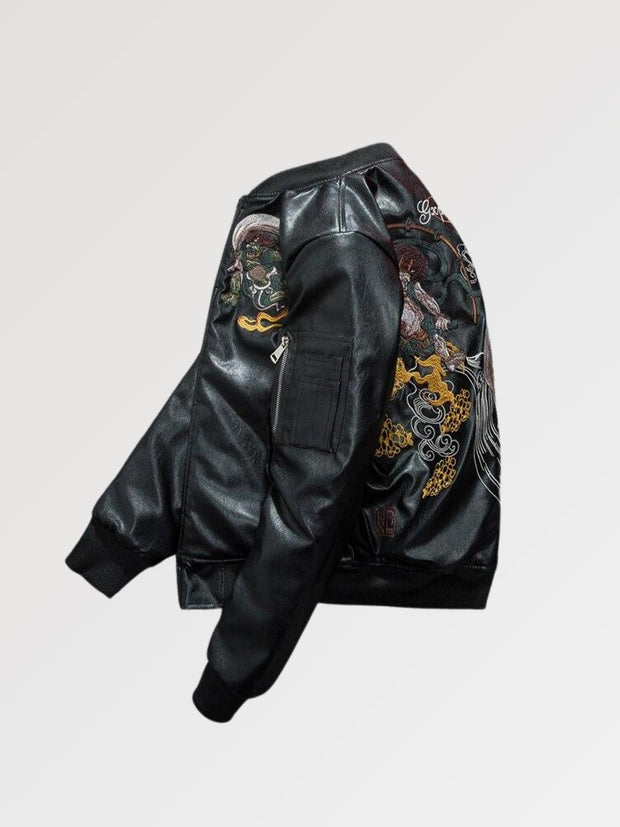 Blouson Sukajan japonais broderie Fūjin & Raijin-2.jpg