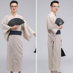 Yukata Homme Uni Beige-1.jpg