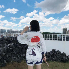 Haori japonais motif ciel de Carpes Koï-9.jpg