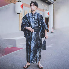 Yukata Homme Bleu Motifs Modernes-1.jpg