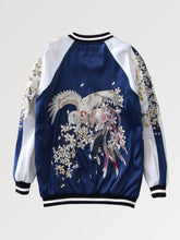 Sukajan japonais bleu motif floral-0.jpg