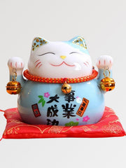 Chat Maneki Neko clochettes bleu-1.jpg