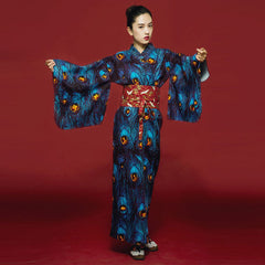 Kimono japonais femme imprimé paon-0.jpg