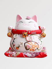 Chat Maneki Neko fleurs japonaises-1.jpg