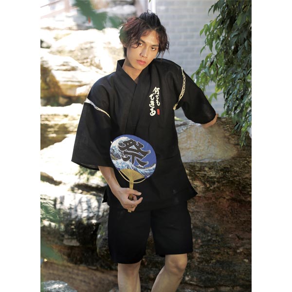 Jinbei japonais homme avec phrase motivation-2.jpg