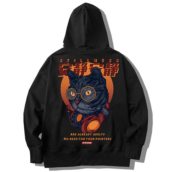 Hoodie japonais chat hipster-0.jpg