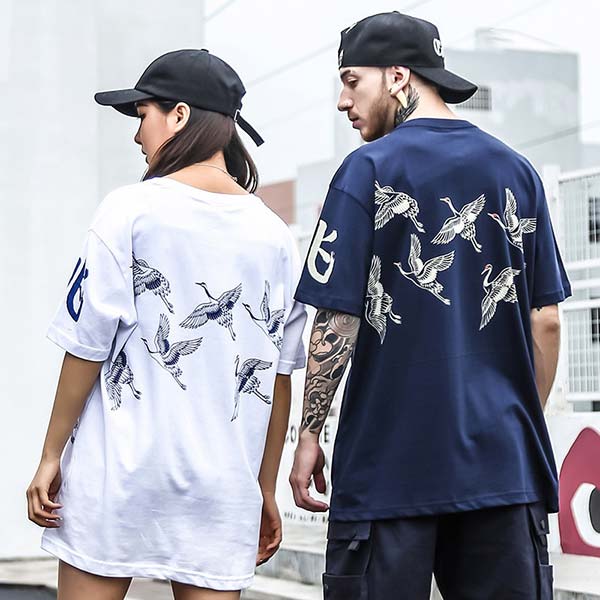 T-shirt envol de grues japonaises-3.jpg