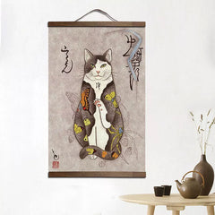 Tableau japonais chat yakuza-5.jpg