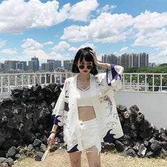 Haori japonais motif ciel de Carpes Koï-10.jpg