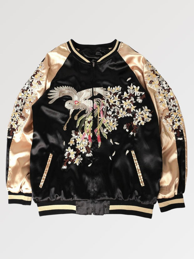 Bomber Sukajan bicolore doré broderie japonaise-1.jpg