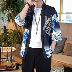 Veste Kimono Mythique Carpe Koï & Vague-5.jpg