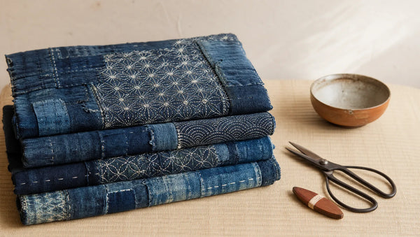 Boro et sashiko : raccommoder comme grammaire d'art textile