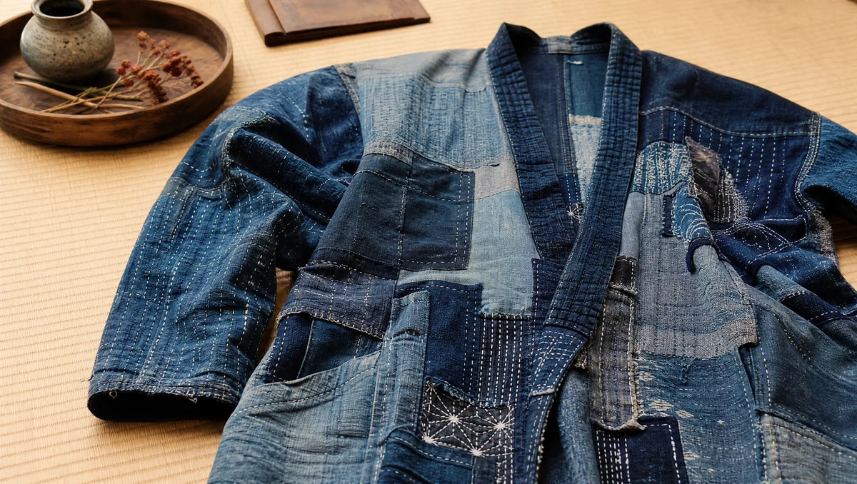 Le boro japonais : un textile rapiécé devenu esthétique mondiale