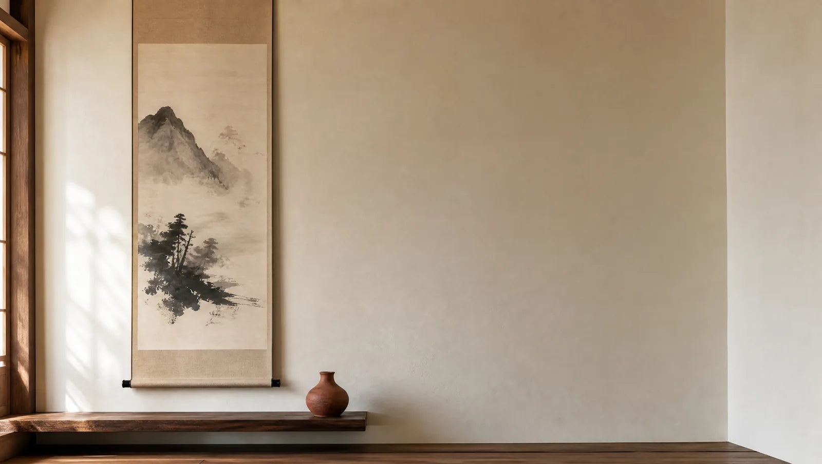 Comment accrocher un tableau japonais kakemono : hauteur, mur, association