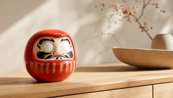Le daruma, poupée japonaise des vœux : origines, rituel des yeux et couleurs