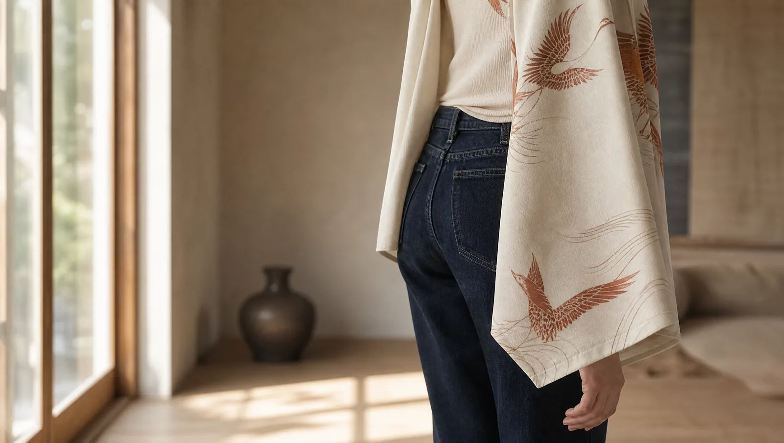 Kimono court femme : comment porter le haori revisité au quotidien