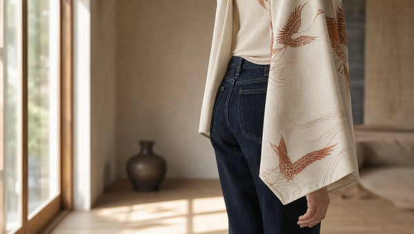 Kimono court femme : comment porter le haori revisité au quotidien