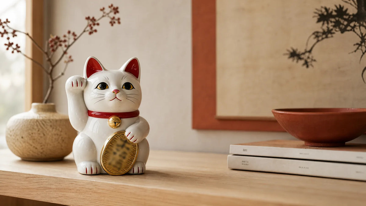 Maneki Neko : signification, pattes, couleurs et objets symboliques