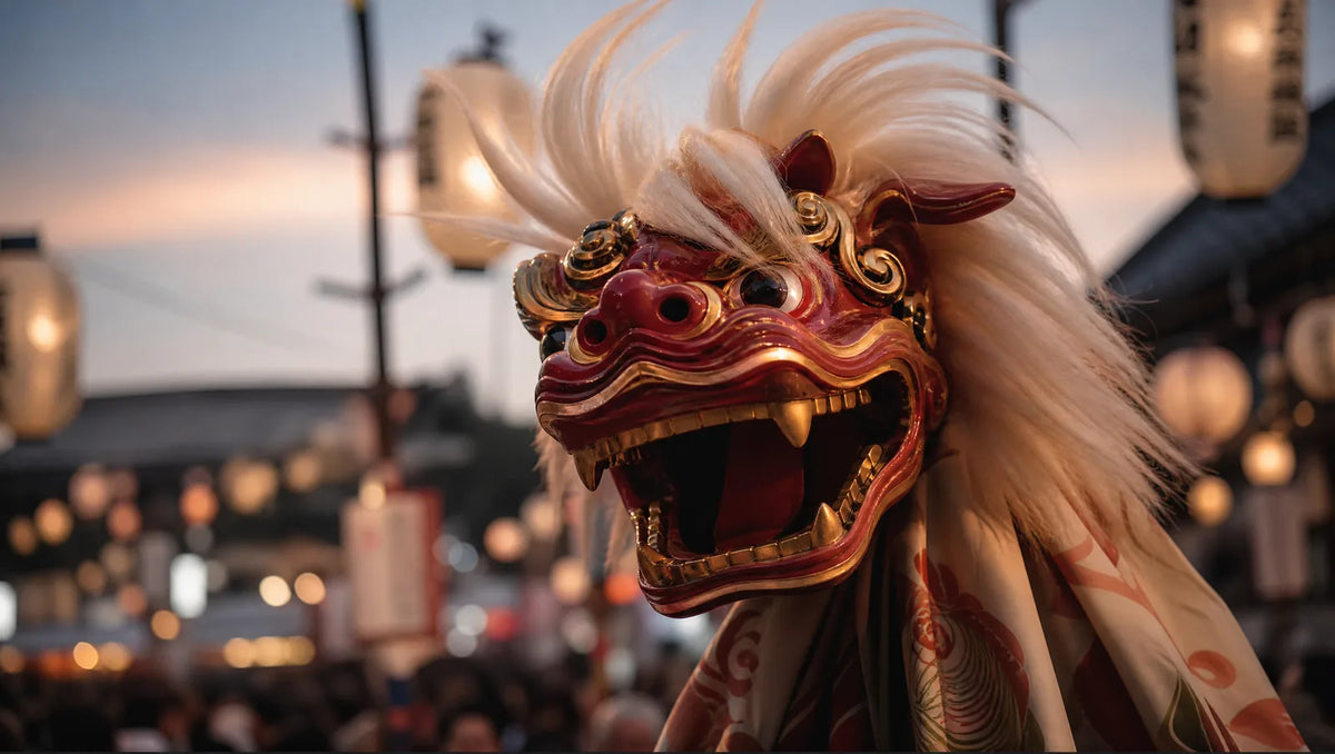 Le shishi mai, la danse du lion qui mord pour porter bonheur