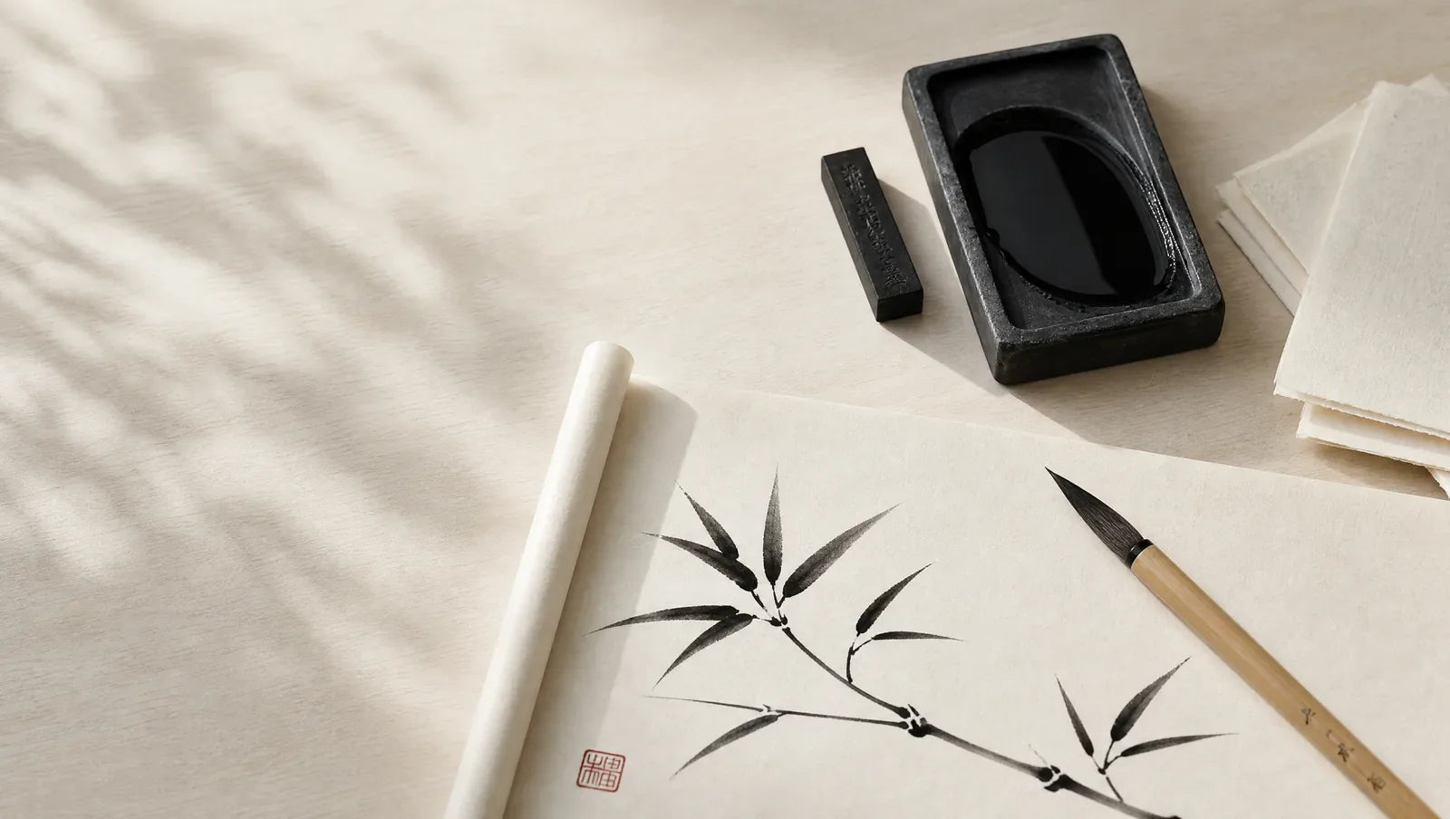 Sumi-e : l'art japonais du lavis à l'encre