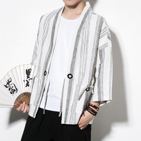 Veste Kimono Homme Rayures