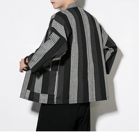 Veste Kimono Homme Rayures