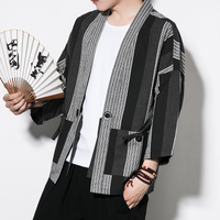 Veste Kimono Homme Rayures